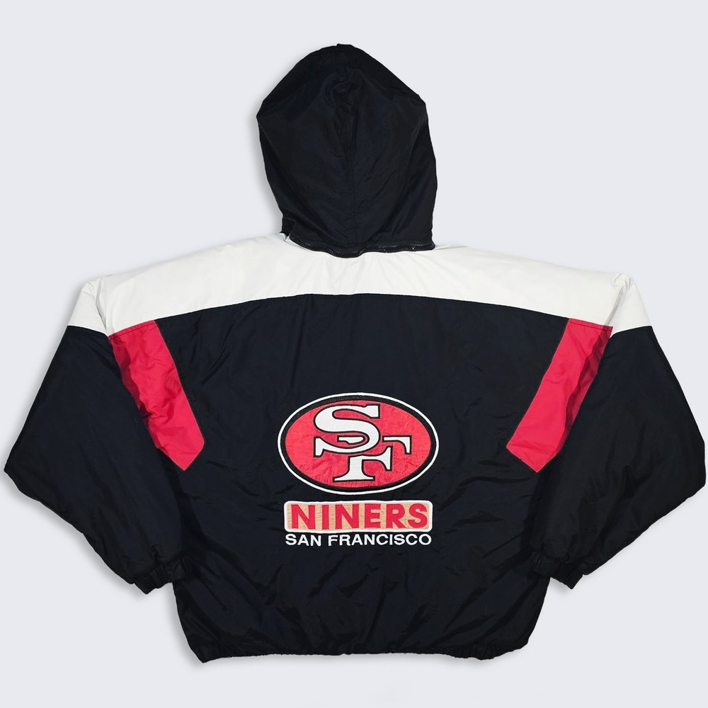 San Francisco 49ers Vintage 90s Starter Style Puffer Jacket